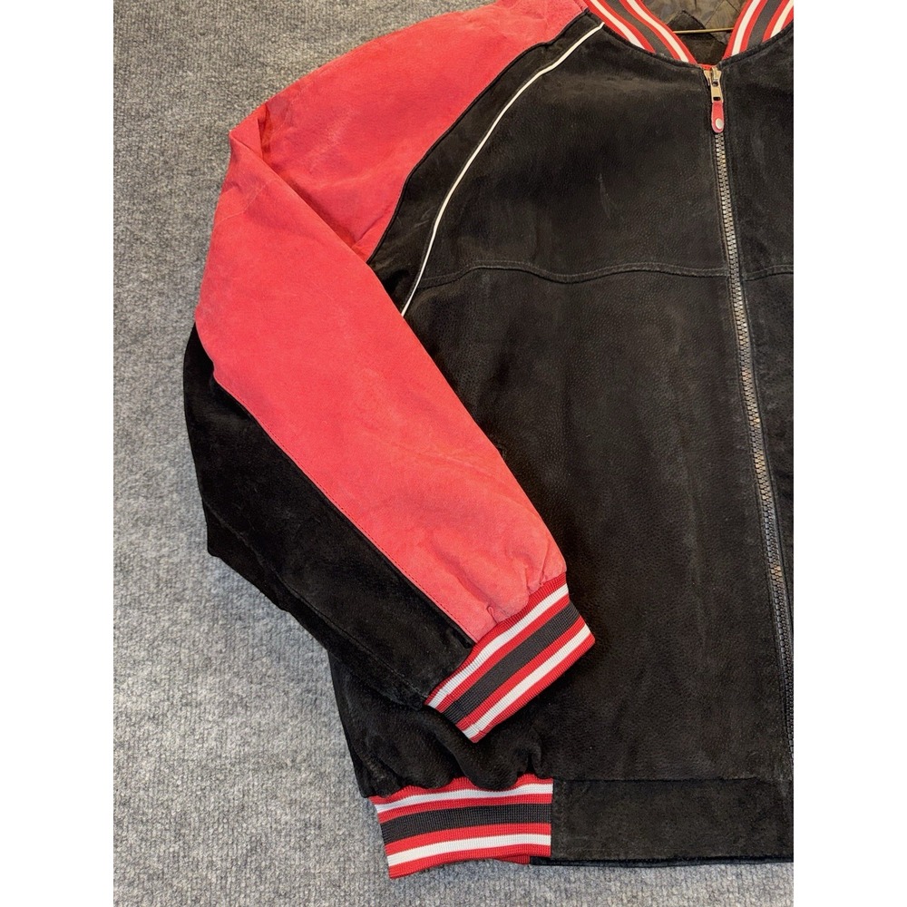 Ohio State Buckeyes Varsity Jacket Men's Size XL Suede Quilted Full Zip - Picture 3 of 14